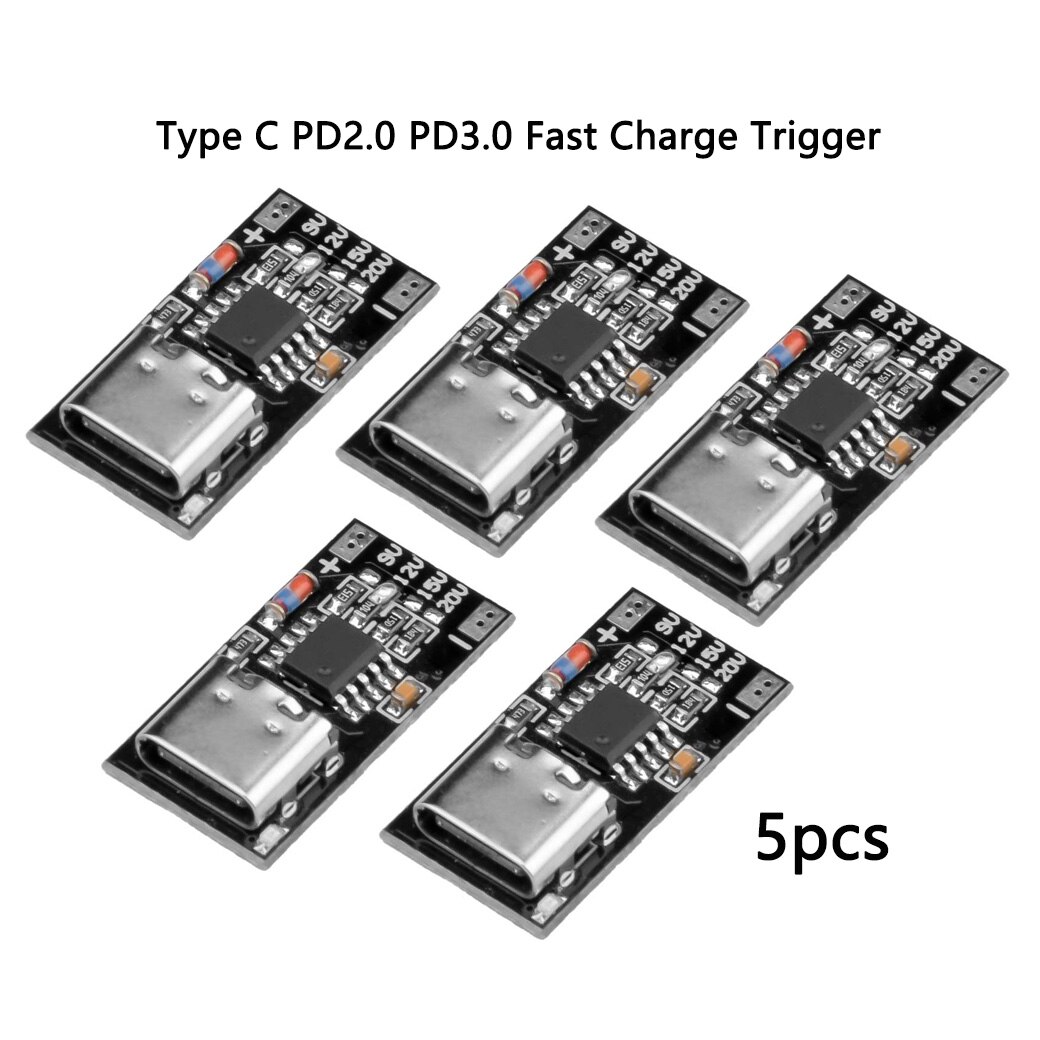 Co Detector Plug - 5pcs Type C PD2.0 PD3.0 Snel