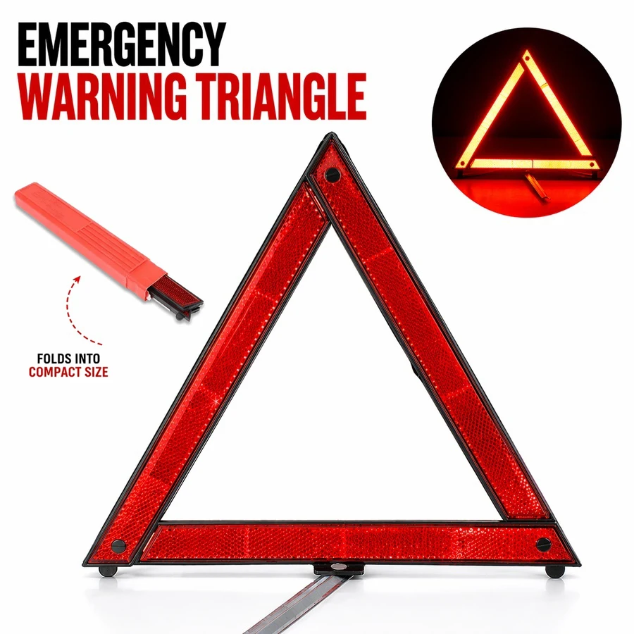 Emergency Exit Sign - Auto-tripod Opgevouwen stopbord Reflector Rood Reflecterend