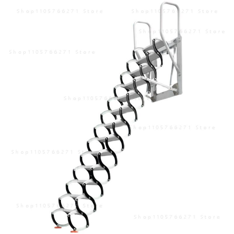Fire Escape Ladder - Zolder Telescopische Ladder Opvouwbare Zoldertrap Zware