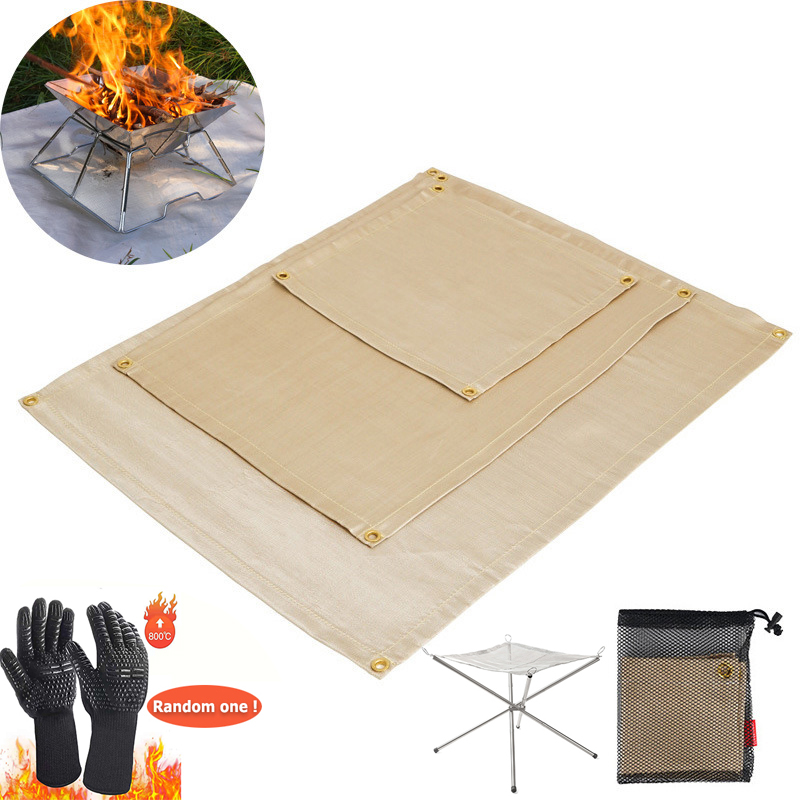 Fire Blanket Kitchen - Outdoor Camping Vlamvertragend Doek Picknick Barbecue
