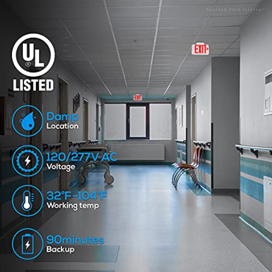 LED-uitgangsbord, nooduitgangs - Emergency Exit Sign recensie en prijs