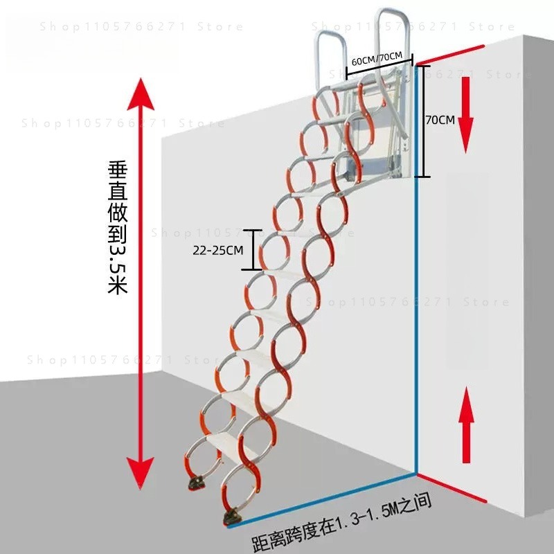 Zolder Telescopische Ladder Op - Fire Escape Ladder recensie en prijs
