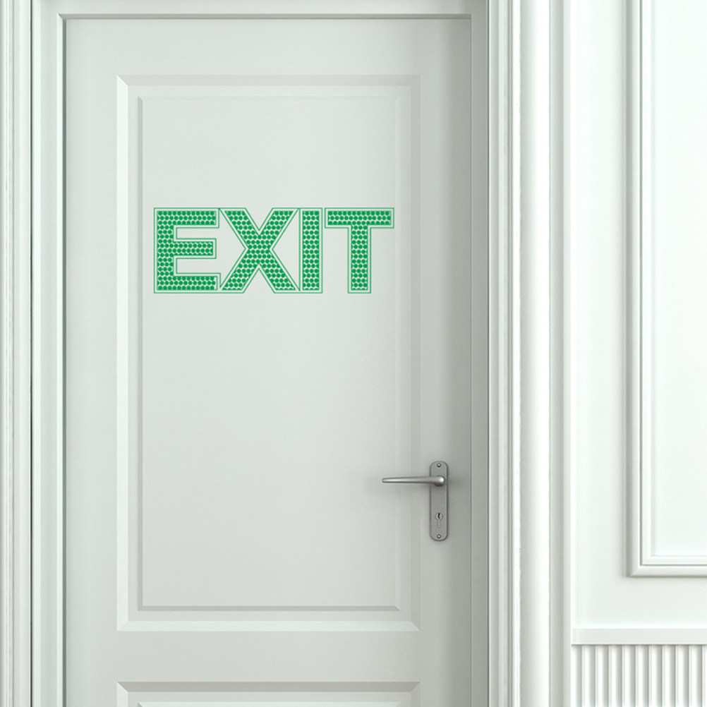 Glow-in-the-dark uitgangsmuurs - Emergency Exit Sign recensie en prijs