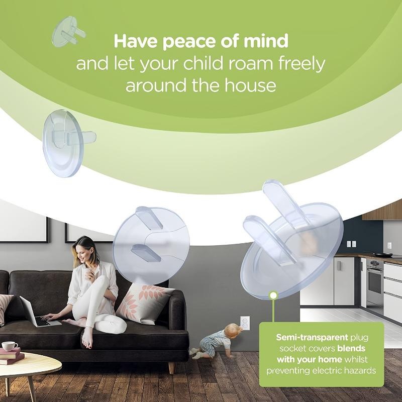 Doorzichtige stopcontactafdekk - Outlet Cover Baby recensie en prijs