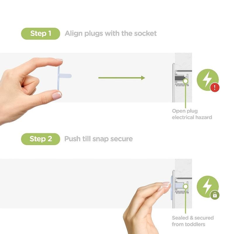 Doorzichtige stopcontactafdekk - Outlet Cover Baby recensie en prijs
